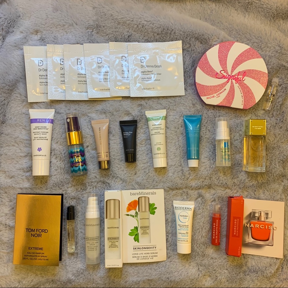 New 19pc Burberry, Bobbi brown, Tom Ford, Ren
